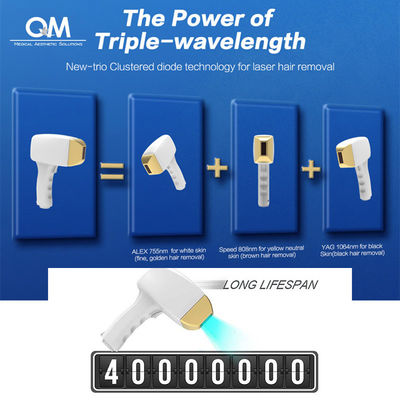 CE FDA Approved Titanium 1200W 1600W  Tripe Waves 755 808 1064nm diode Laser Hair Removal Ice Diode Laser Device
