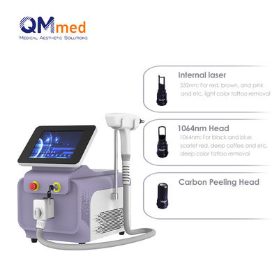 CE Approve QM Medical 2024  Q Switch Nd Yag Laser Tatoo Remover Qswitch 3 wavelength Pico Q-switch Carbon Laser Peel Machine