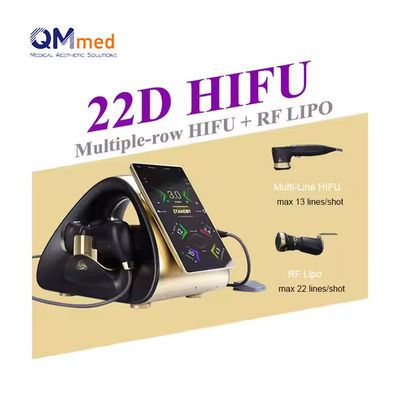 QM Multi Functional Portable 22D Machine Skin Tightening Machine 2 In 1 Liposonic Machine 2 Handles 11D 12D 13D 18D 22D HIFU