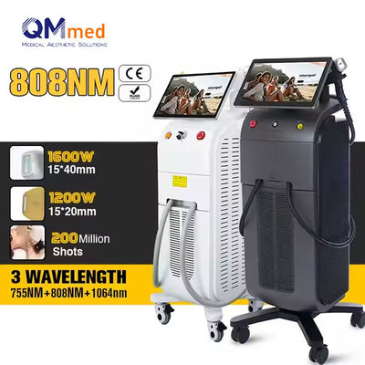 CE Approve professional QM Ice Titanium 755nm 808nm 1064nm 2024 Professional 3 Wavelength Permanent Hair Removal Laser Diode