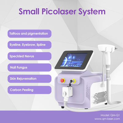 Professional Picolaser Picosecond Laser Q Switched ND YAG Laser Portable Tattoo Removal Carbon Peeling ND YAG Laser Machine Q Switched Erase Remove Color Tattoo