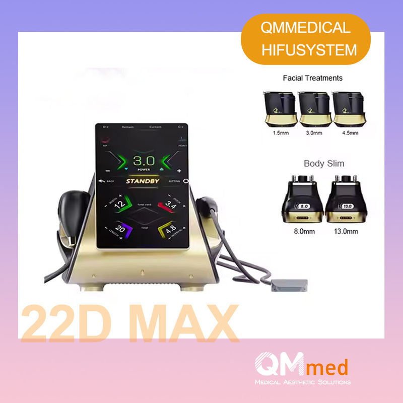 2025 Anti-Aging Hifu Portable 2 in 1 Wrinkle Removal 2024 Best Hifu Beauty Machine 22D Max Hifu 22D Hifu Machine 22D